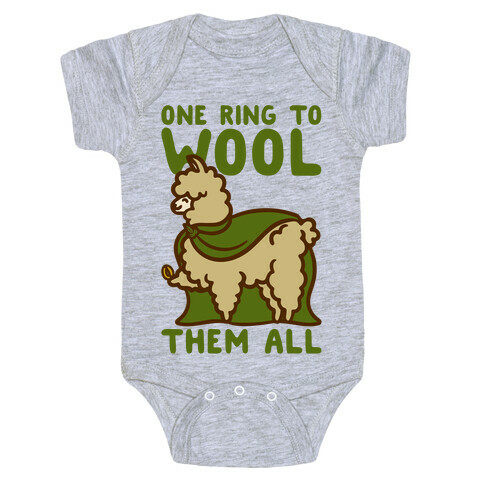 One Ring To Wool Them All Parody Baby One-Piece