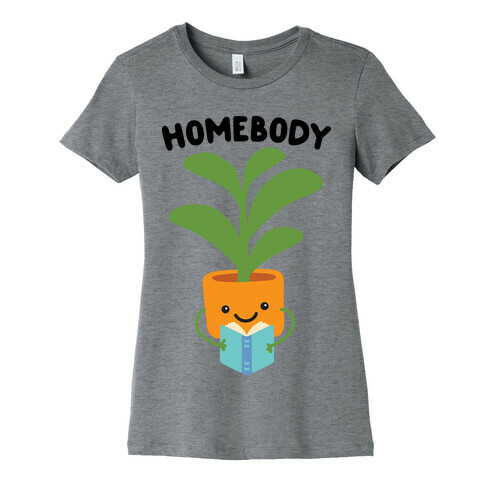 Homebody Reading Plant Womens T-Shirt