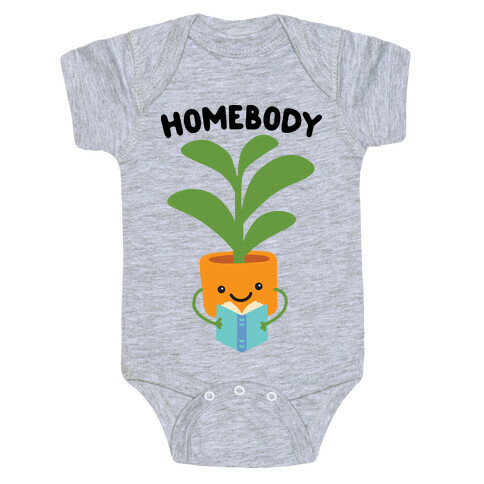 Homebody Reading Plant Baby One-Piece