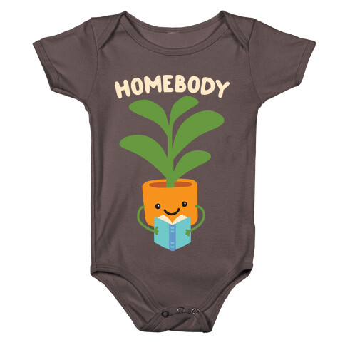 Homebody Reading Plant Baby One-Piece