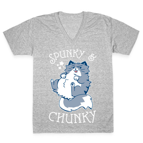 Spunky & Chunky V-Neck Tee Shirt