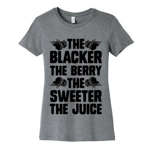 The Blacker the Berry the Sweeter the Juice Womens T-Shirt