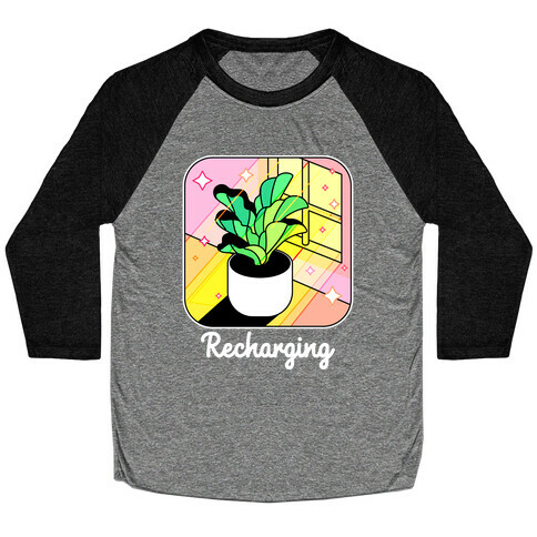 Recharging Plant Baseball Tee