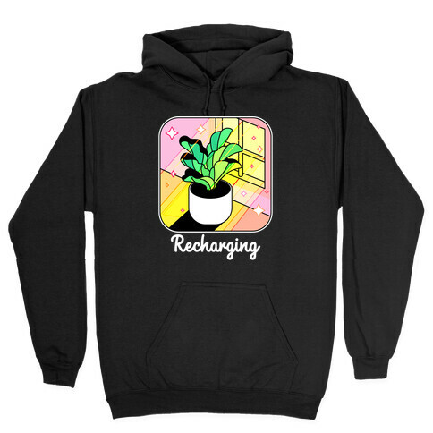 Recharging Plant Hooded Sweatshirt