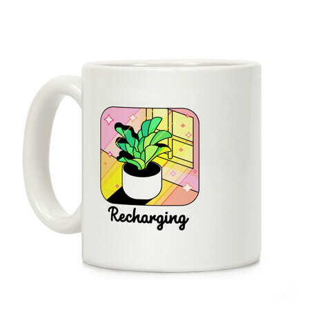 Recharging Plant Coffee Mug