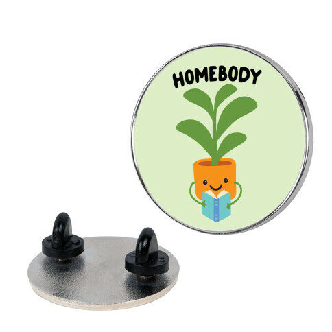 Homebody Reading Plant Pin