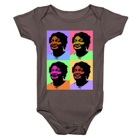 Pop Art Stacy Abrams Baby One-Piece