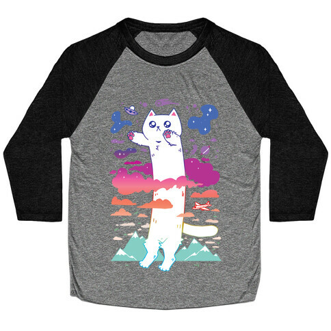 Long Cat Baseball Tee