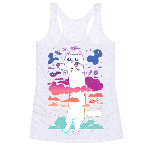 Long Cat Racerback Tank Top