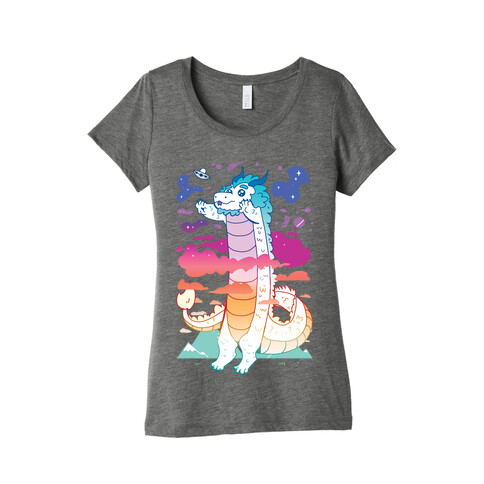 Long Dragon Womens T-Shirt