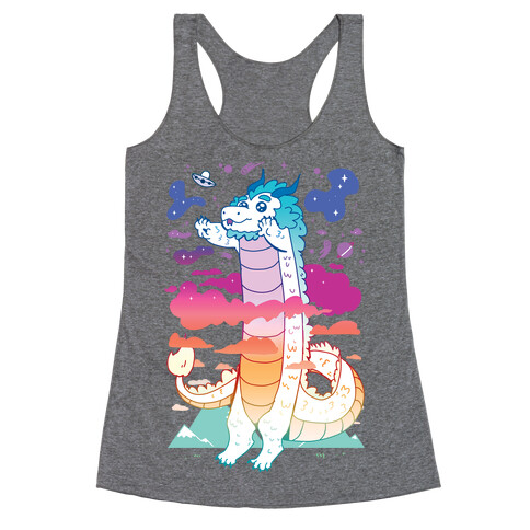 Long Dragon Racerback Tank Top