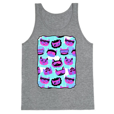 Gnarly Snowboard Cats  Tank Top