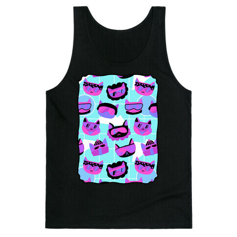 Gnarly Snowboard Cats  Tank Top