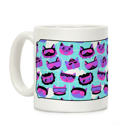 Gnarly Snowboard Cats  Coffee Mug