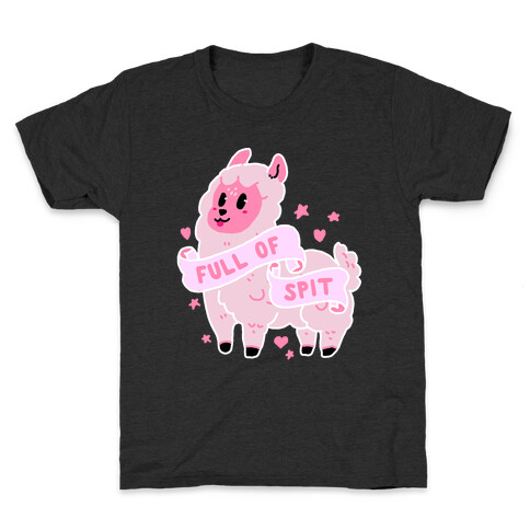 Full of Spit Llama Kids T-Shirt