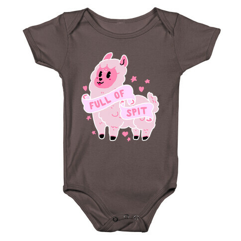 Full of Spit Llama Baby One-Piece