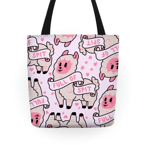 Full of Spit Llama Tote