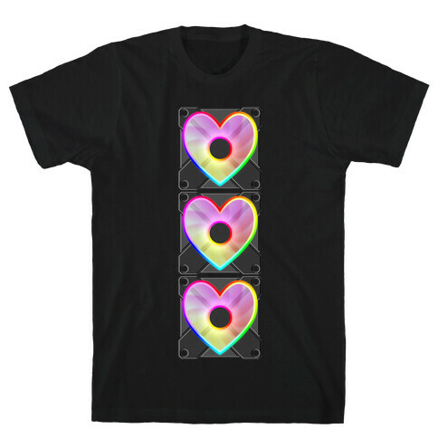 I Love RGB Fan Stack T-Shirt