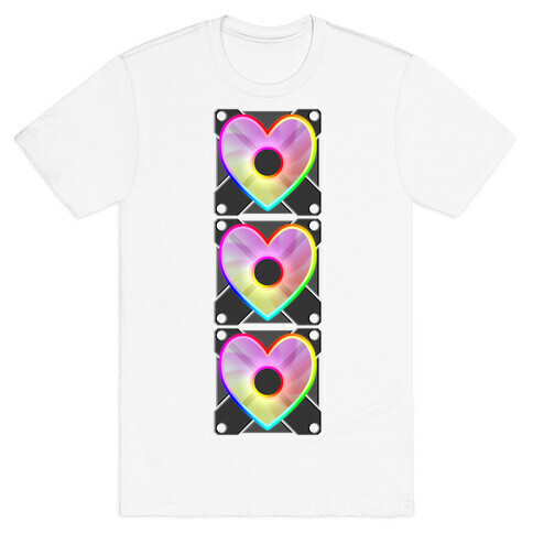 I Love RGB Fan Stack T-Shirt