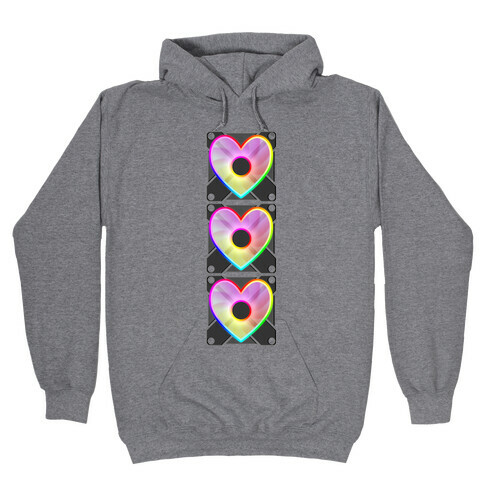 I Love RGB Fan Stack Hooded Sweatshirt