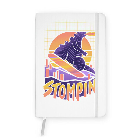 Stompin' Snowboarding Godzilla Notebook