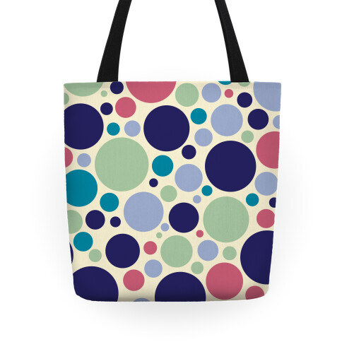 Circle Pattern Tote (Yellow) Tote