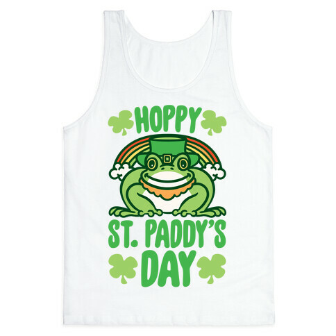 Hoppy St. Paddy's Day Frog Tank Top