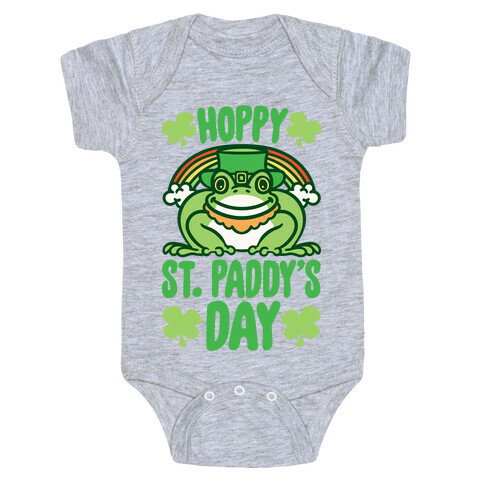 Hoppy St. Paddy's Day Frog Baby One-Piece