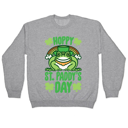 Hoppy St. Paddy's Day Frog Pullover