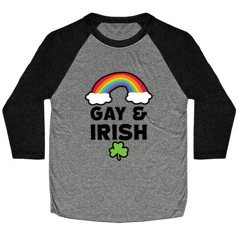 Gay & Irish Baseball Tee