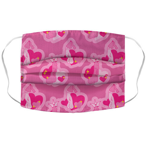 Princess Penis Pattern Accordion Face Mask