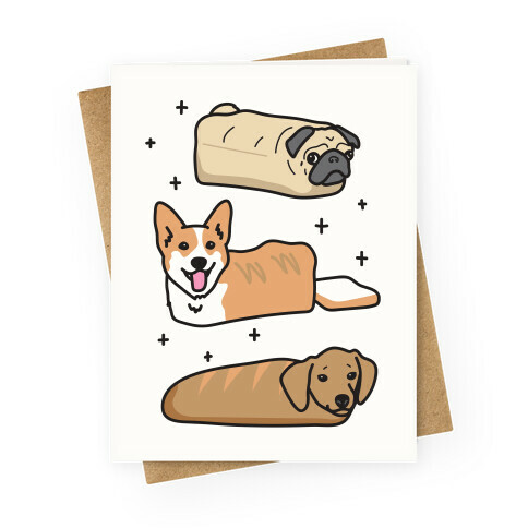 Dog Breads Greeting Card