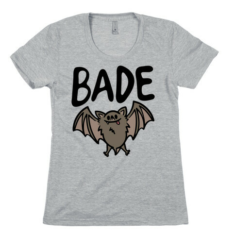 Bade Derpy Bat Parody Womens T-Shirt
