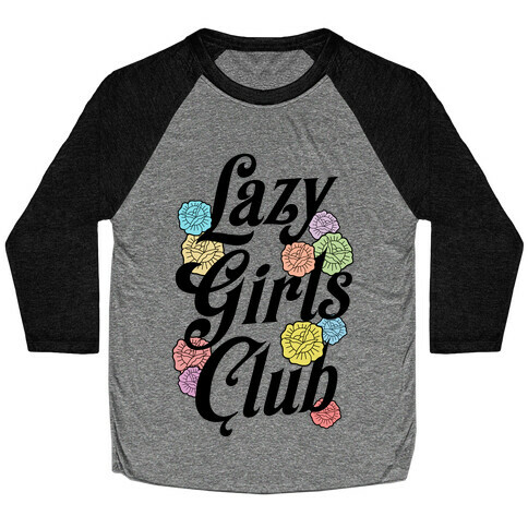 Lazy Girls Club Baseball Tee