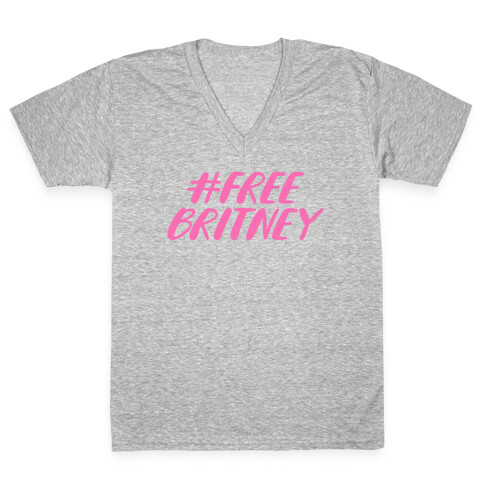 Free Britney V-Neck Tee Shirt
