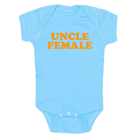 Uncle Female (Orange) Baby One-Piece