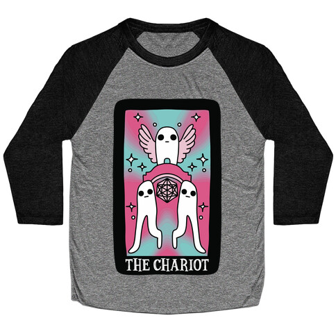 Creepy Cute Tarot : The Chariot Fresno Nightcrawler Baseball Tee