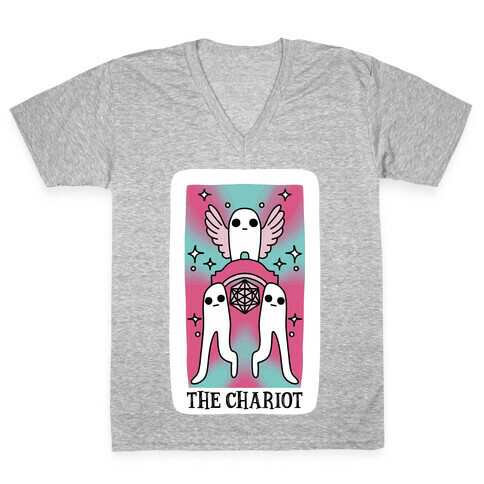 Creepy Cute Tarot : The Chariot Fresno Nightcrawler V-Neck Tee Shirt