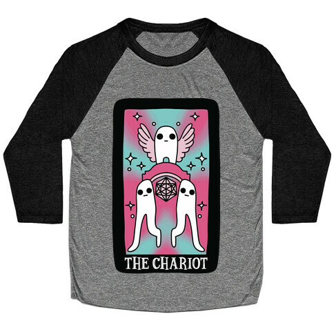 Creepy Cute Tarot : The Chariot Fresno Nightcrawler Baseball Tee