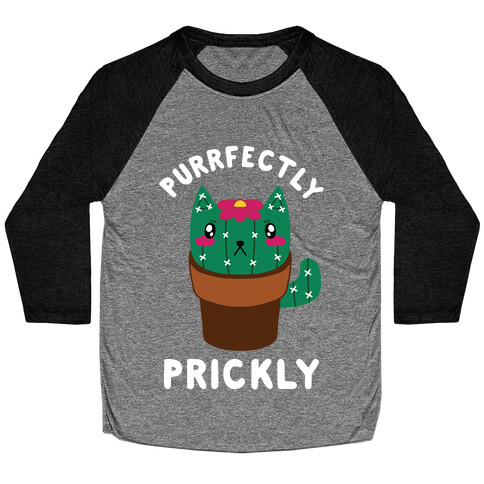 Purrfectly Prickly Baseball Tee