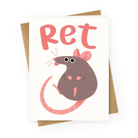 Ret Greeting Card