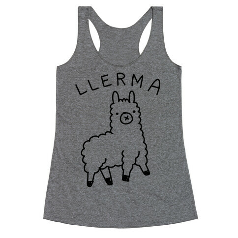 Derpy Llerma  Racerback Tank Top