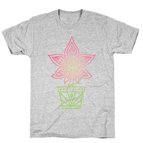 Mandala Weed Flower T-Shirt