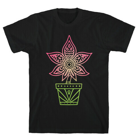 Mandala Weed Flower T-Shirt