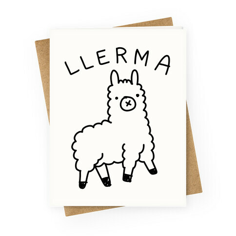 Derpy Llerma Greeting Card