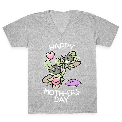 Happy Moth-ers Day V-Neck Tee Shirt