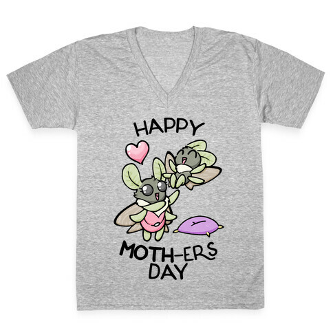 Happy Moth-ers Day V-Neck Tee Shirt