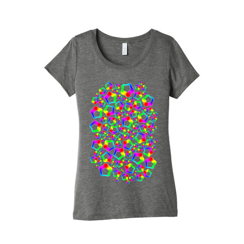 Squishy Rainbow Stars Womens T-Shirt