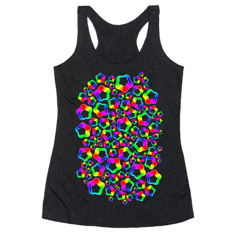 Squishy Rainbow Stars Racerback Tank Top