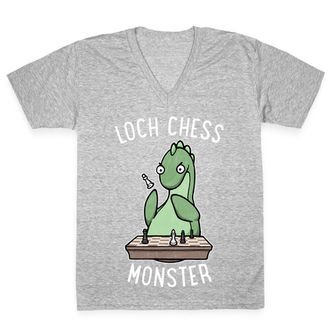 Loch Chess Monster V-Neck Tee Shirt